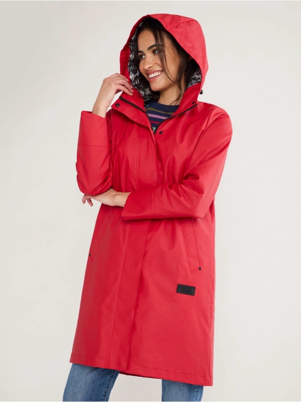 Pendleton Red Hooded Women’s Victoria Rain Slicker Small
